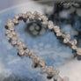 White Freshwater Keshi Pearl Necklace with 14K Gold Clasp - OutOfAsia